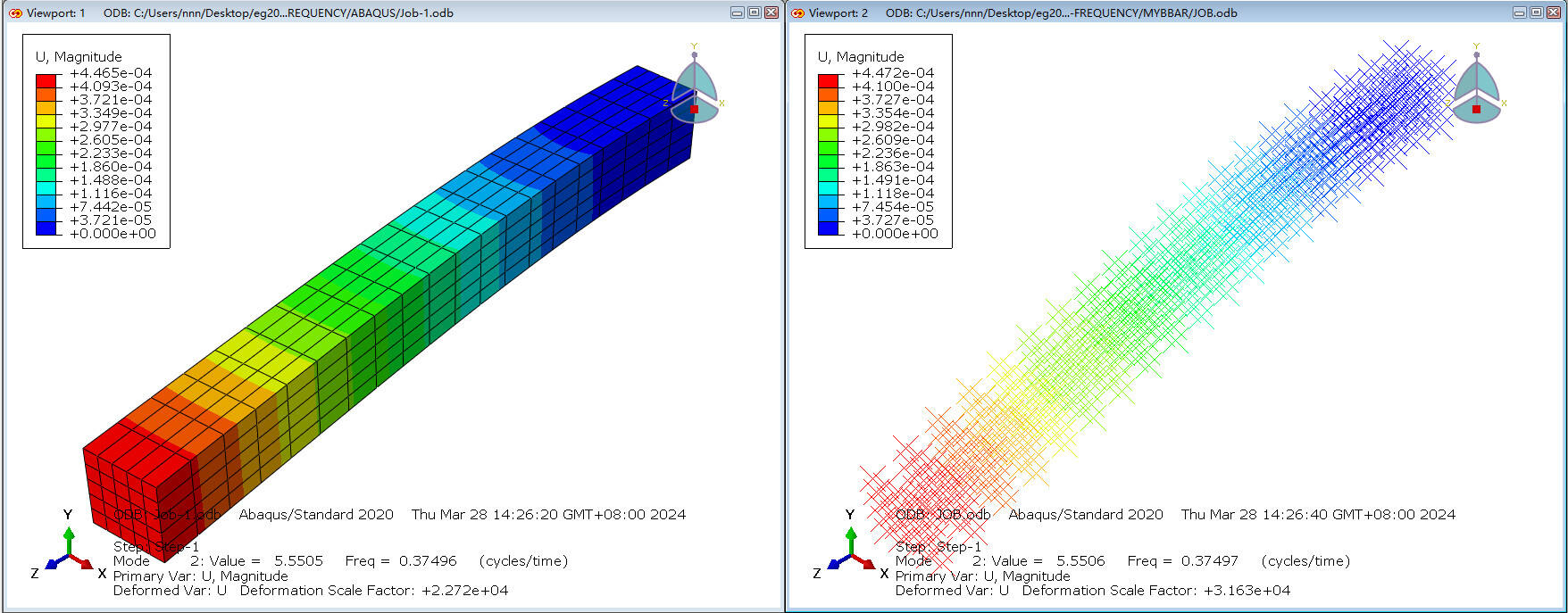 ABAQUS UEL二次开发（动力隐式C3D8自定义单元）的图12